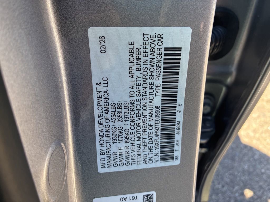 New 2026 Honda Civic Sport Touring image 27