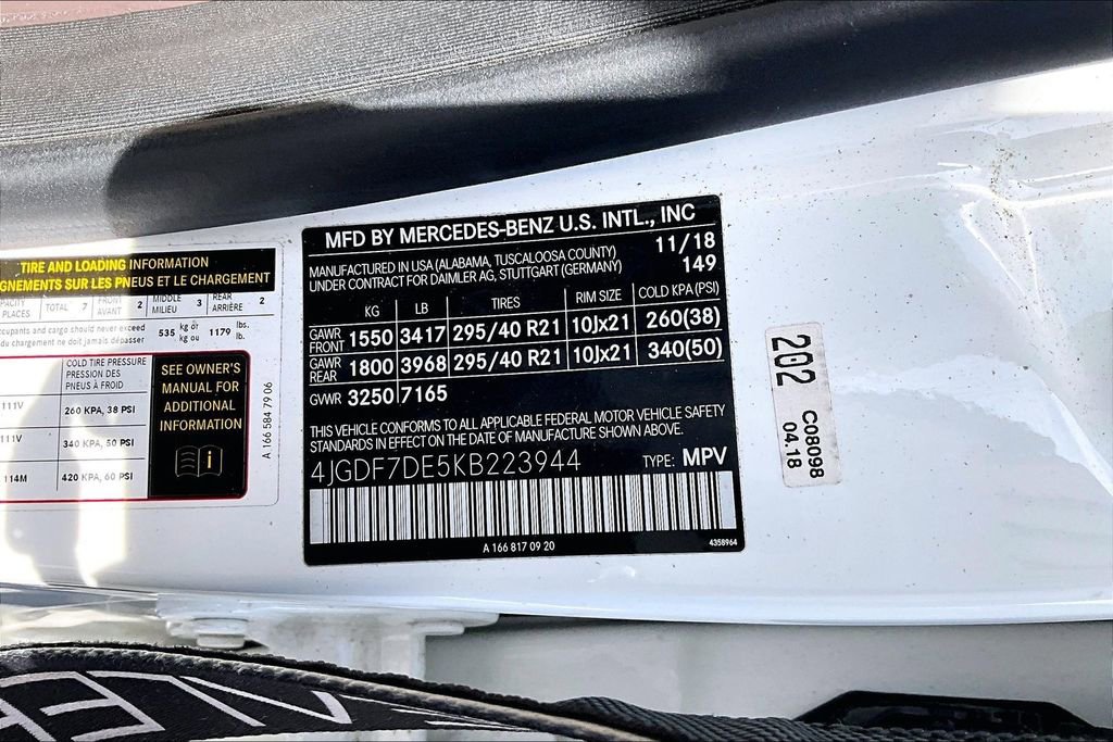 Used 2019 Mercedes-Benz GLS 550 4MATIC image 19