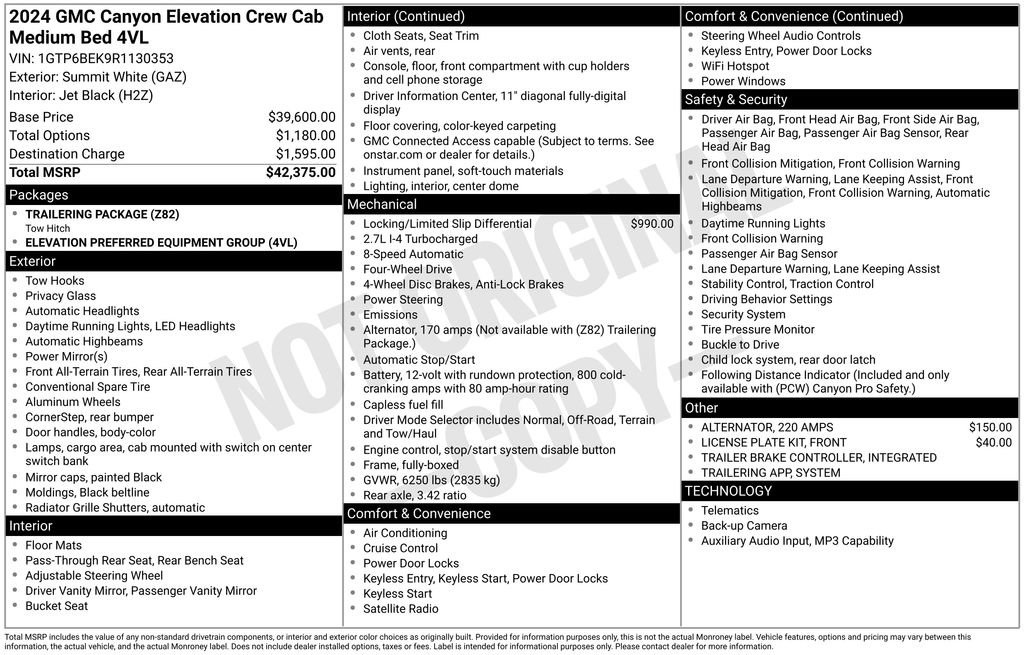 Used 2024 GMC Canyon Elevation image 2