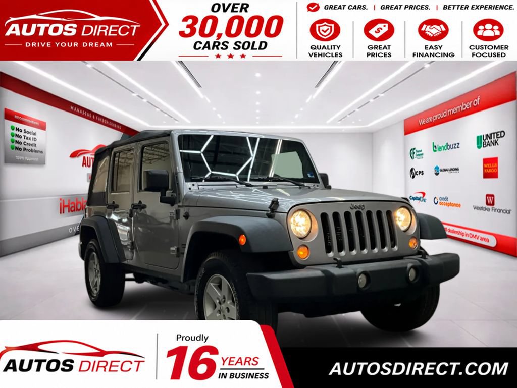 Used 2016 Jeep Wrangler Unlimited Sport w/ Quick Order Package 24S AWD/4WD image 1
