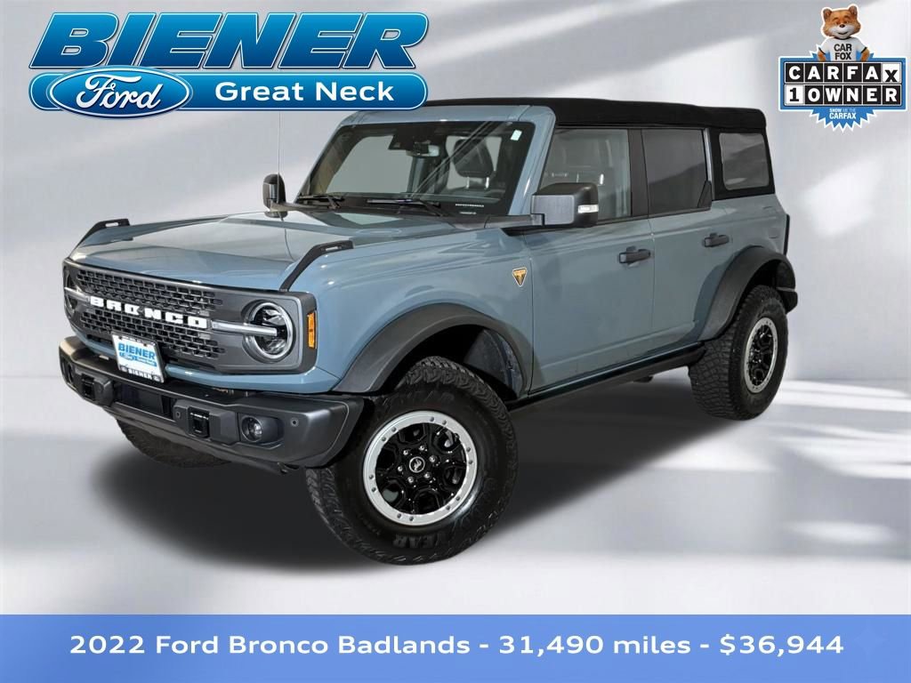 Certified 2022 Ford Bronco Badlands w/ Sasquatch Package image 1