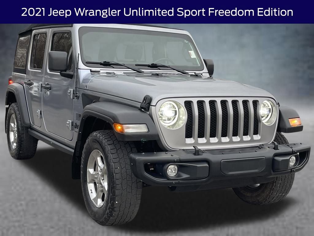 Used 2021 Jeep Wrangler Unlimited Sport image 1