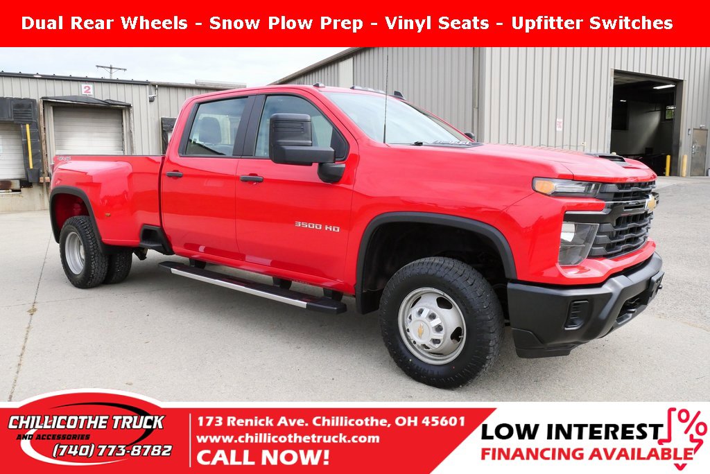 Used 2024 Chevrolet Silverado 3500 W/T w/ Snow Plow Prep/Camper Package image 1