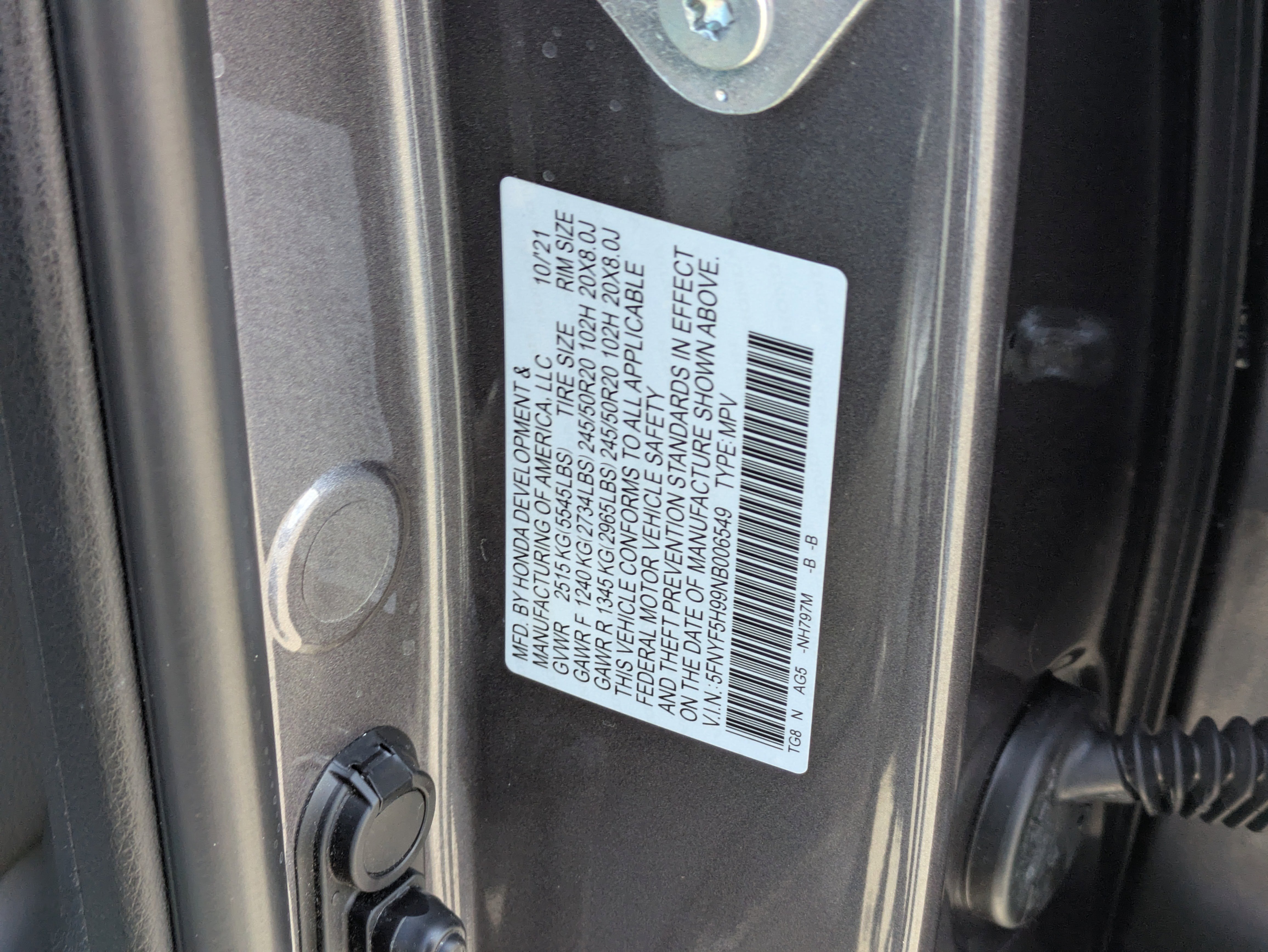 Used 2022 Honda Pilot Touring image 33