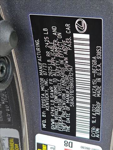 Used 2024 Lexus ES 250 w/ Premium Package AWD/4WD image 25