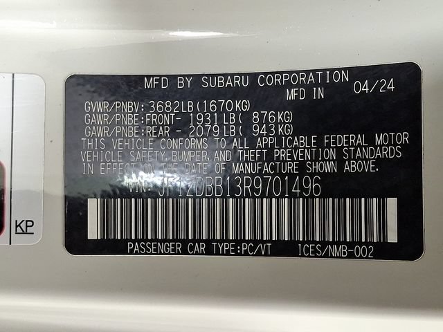 Certified 2024 Subaru BRZ Premium RWD image 26