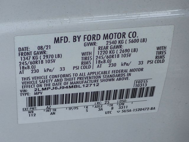 Used 2021 Lincoln Nautilus FWD w/ Equipment Group 101A image 18