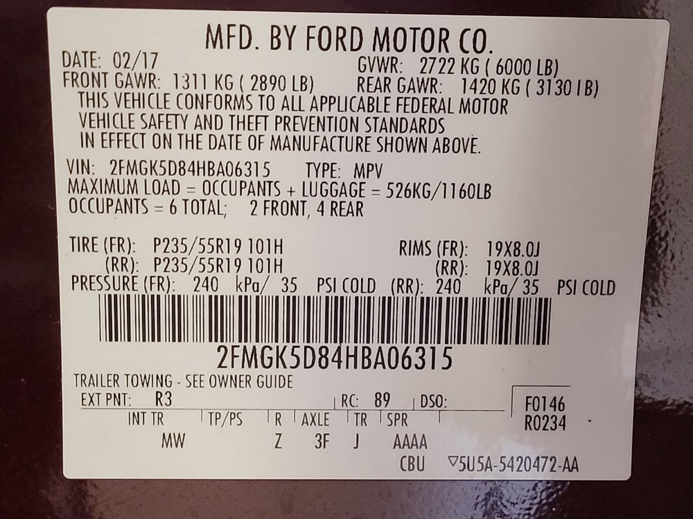 Used 2017 Ford Flex Limited w/ Equipment Group 301A FWD image 33