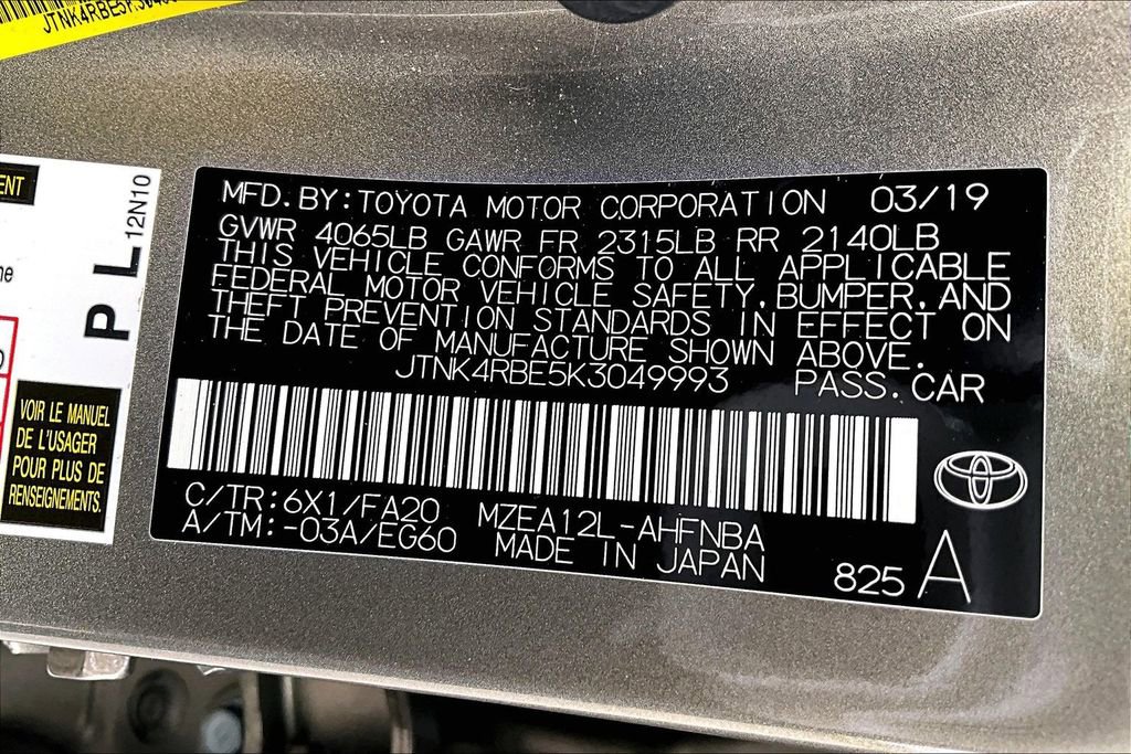 Used 2019 Toyota Corolla SE FWD image 30