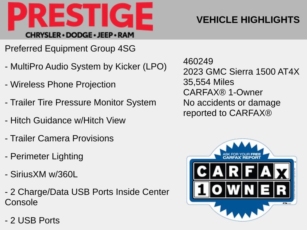 Used 2023 GMC Sierra 1500 AT4X w/ AT4X AEV Edition AWD/4WD image 10