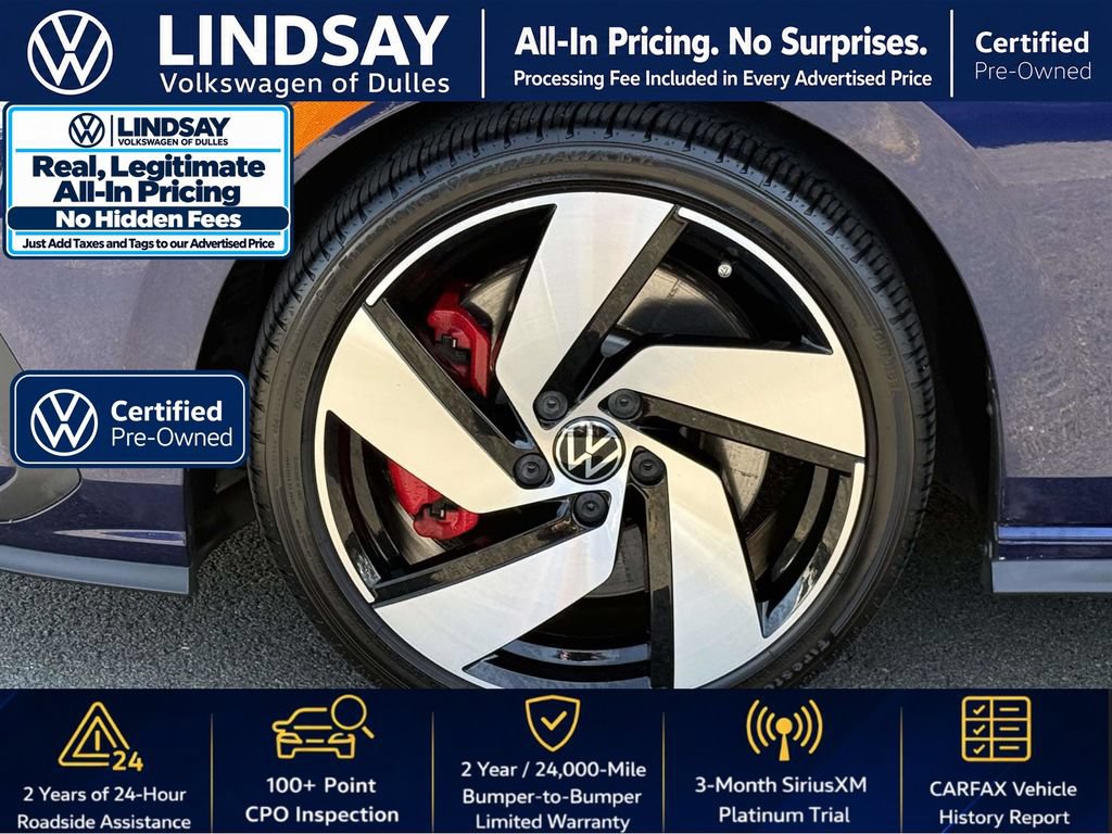 Certified 2023 Volkswagen GTI SE FWD image 9