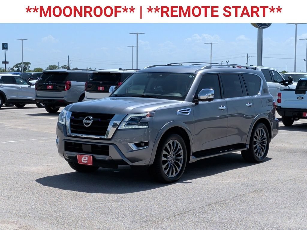 Used 2023 Nissan Armada Platinum w/ Captain's Chairs Package RWD image 3