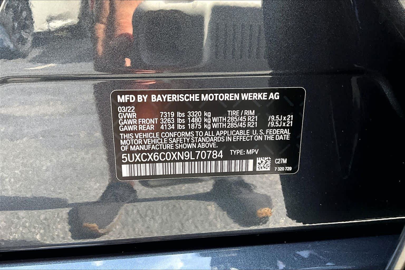 Used 2022 BMW X7 M50i w/ Dynamic Handling Package AWD/4WD image 34