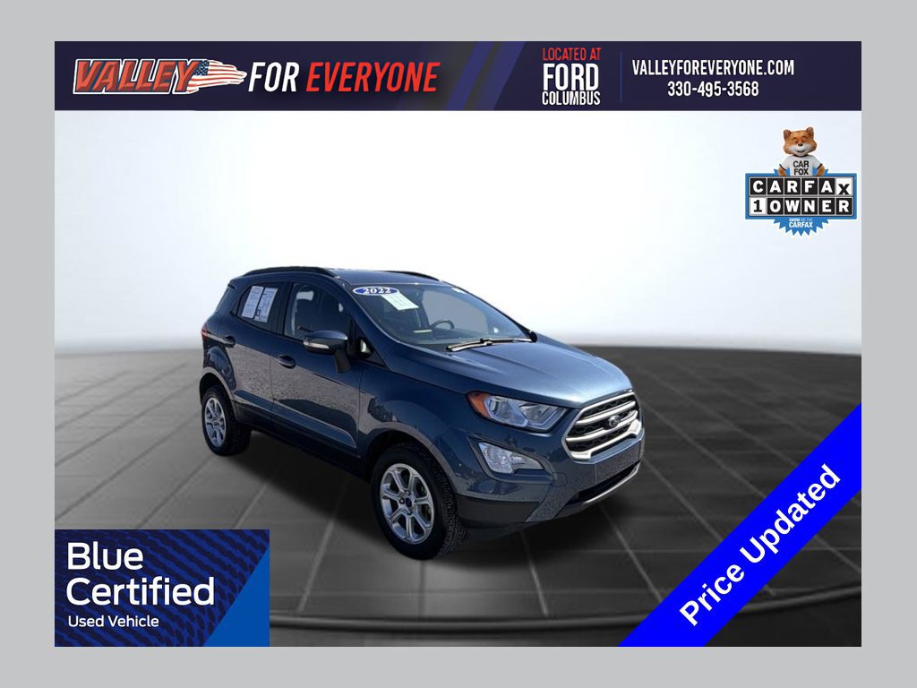 Certified 2022 Ford EcoSport SE w/ Interior Protection Package