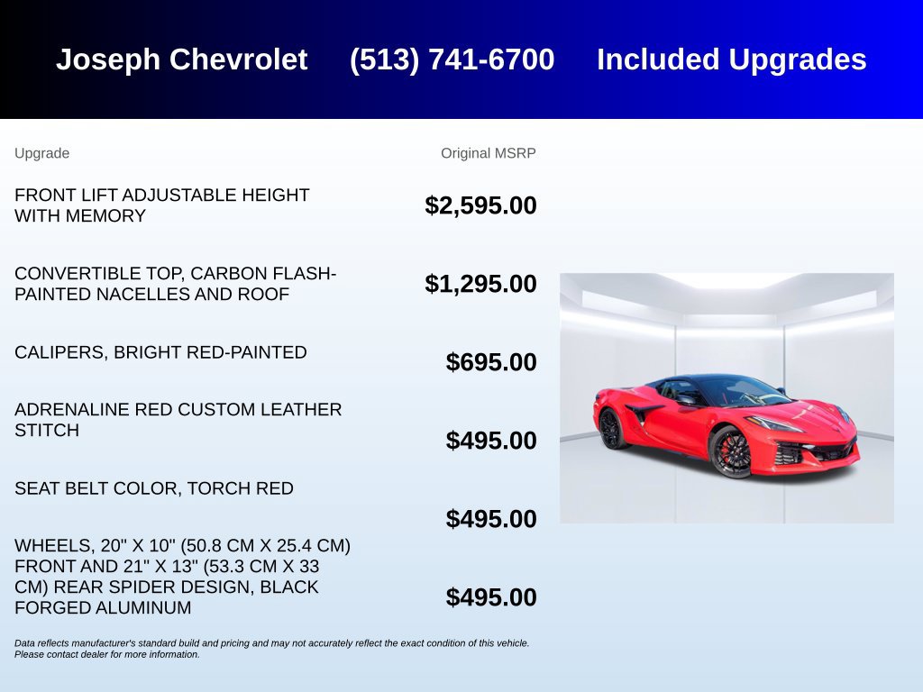Used 2023 Chevrolet Corvette Z06 w/ Battery Protection Package RWD image 6