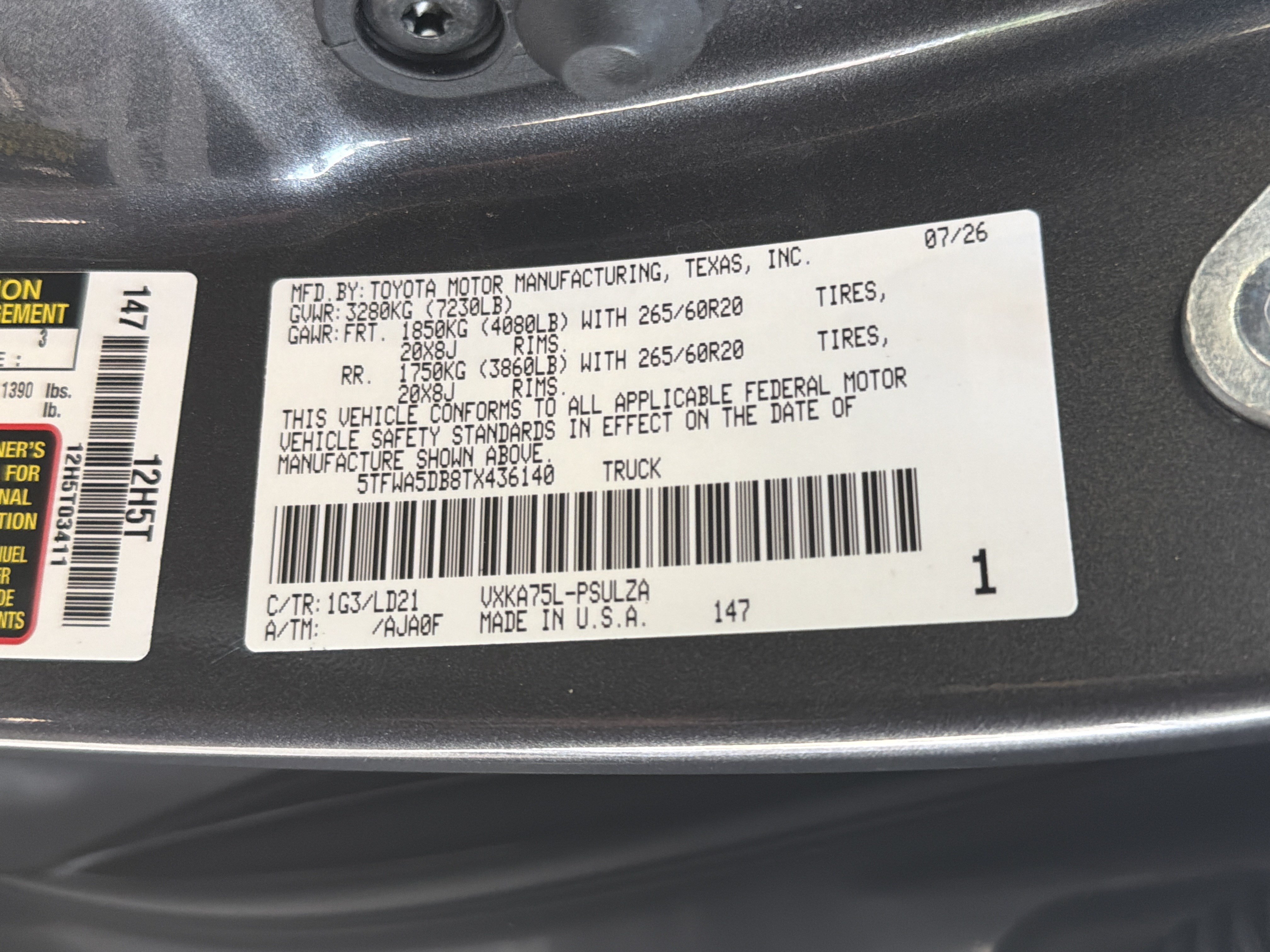 New 2026 Toyota Tundra Limited w/ Nightshade Package AWD/4WD image 29