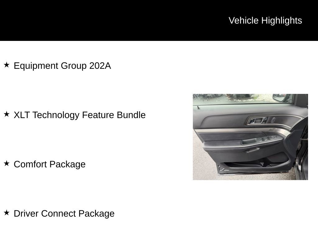 Used 2018 Ford Explorer XLT w/ Equipment Group 202A image 11