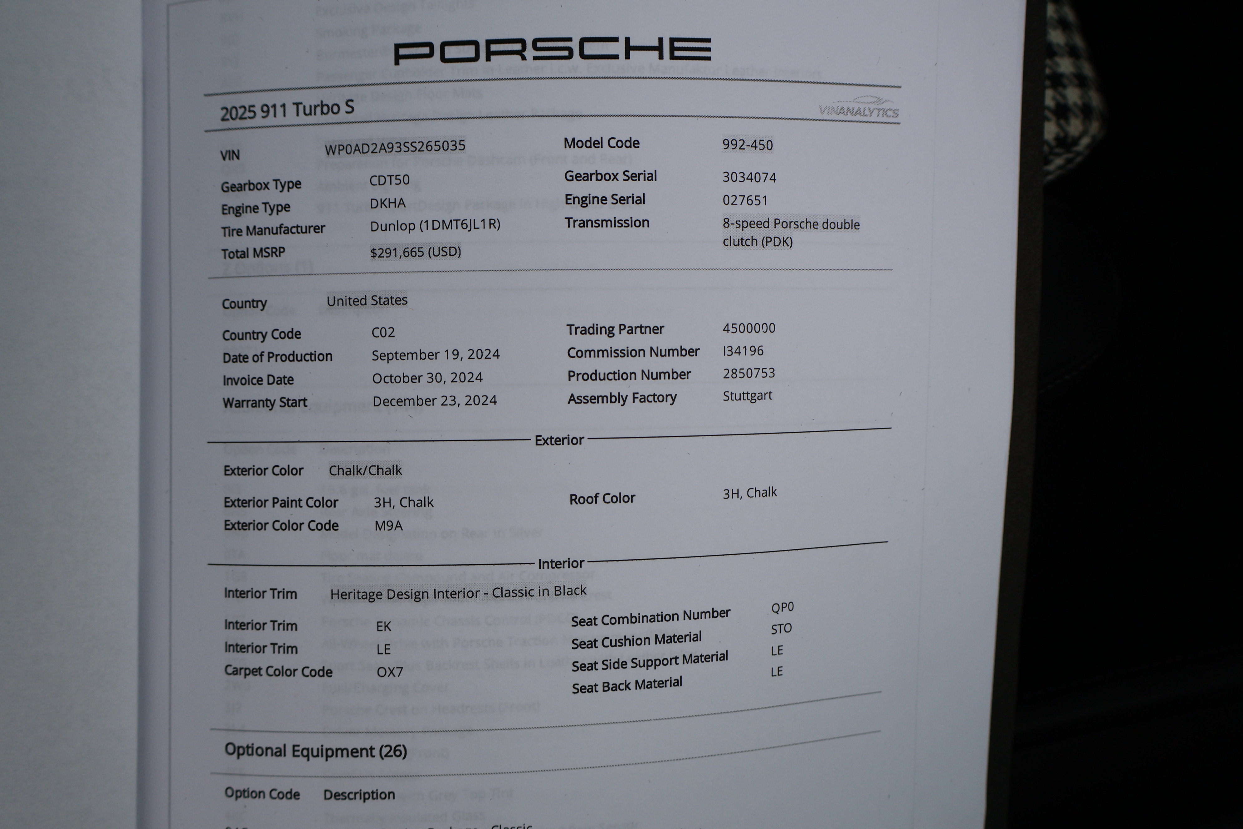 Used 2025 Porsche 911 Turbo S AWD/4WD image 43