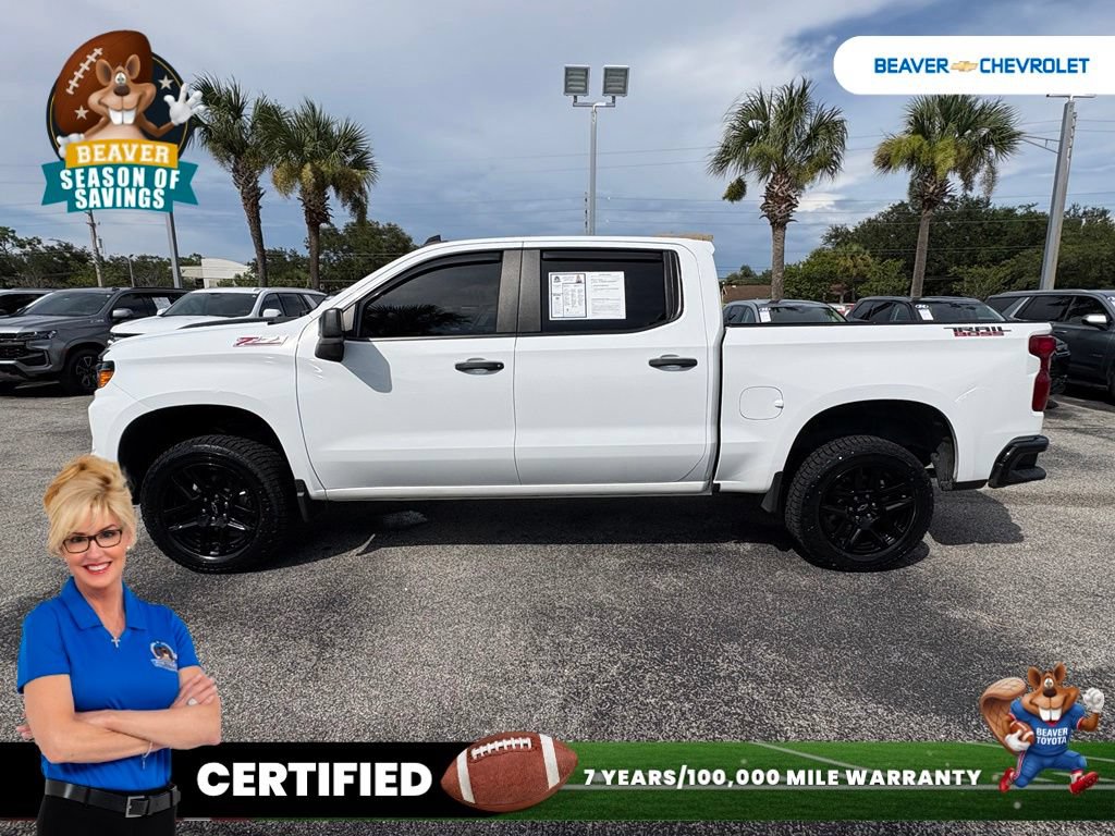 Used 2024 Chevrolet Silverado 1500 Custom Trail Boss AWD/4WD image 4