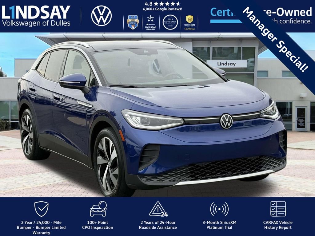 Used 2021 Volkswagen ID.4 Pro S w/ Gradient Package image 1