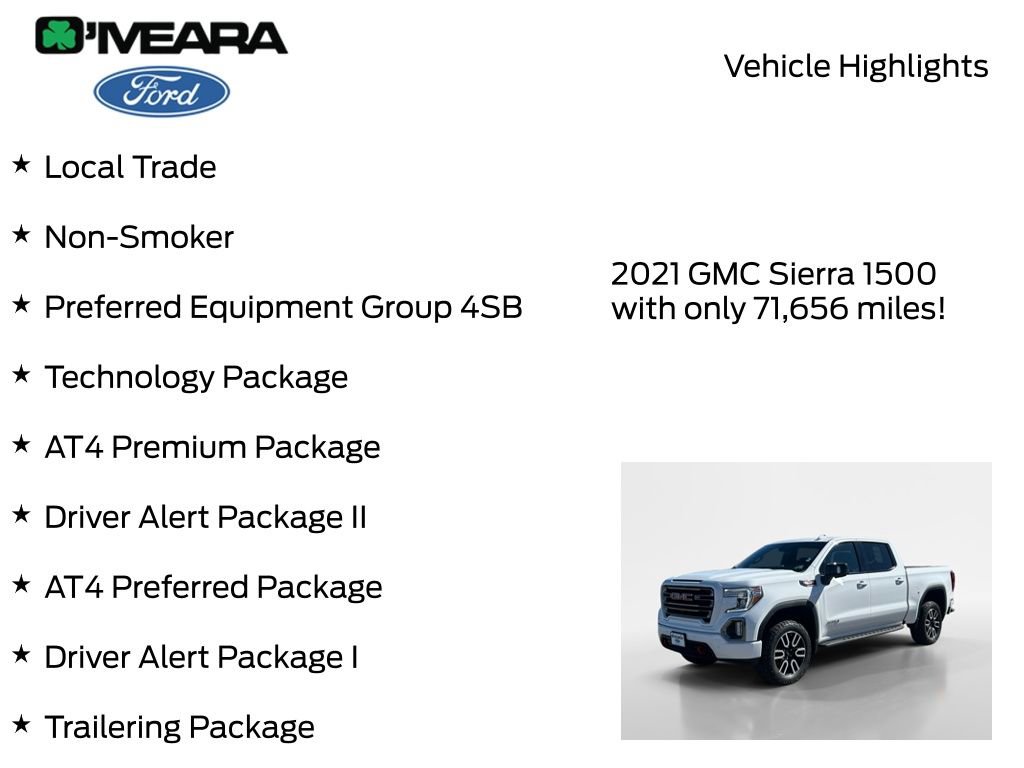 Used 2021 GMC Sierra 1500 AT4 w/ AT4 Premium Package image 8