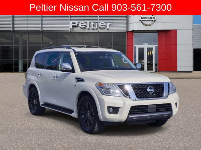 Used 2020 Nissan Armada Platinum w/ Captain's Chairs Package RWD image 1