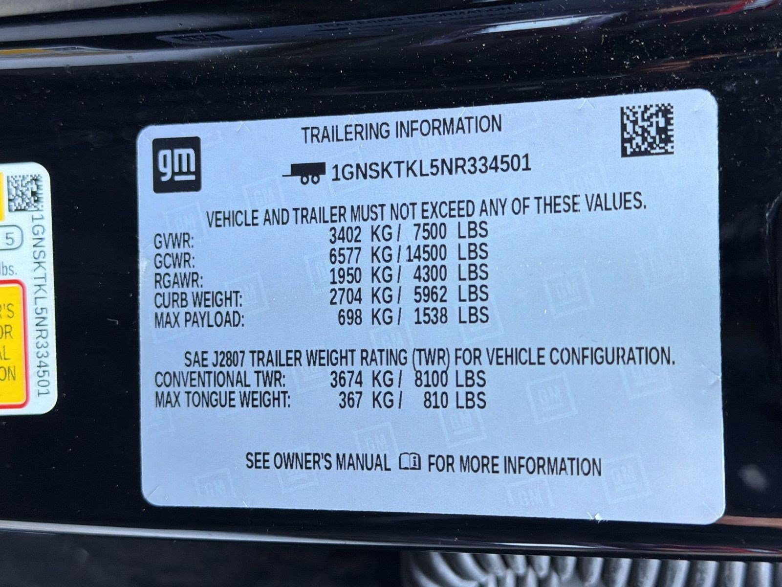 Used 2022 Chevrolet Tahoe High Country w/ Max Trailering Package AWD/4WD image 20