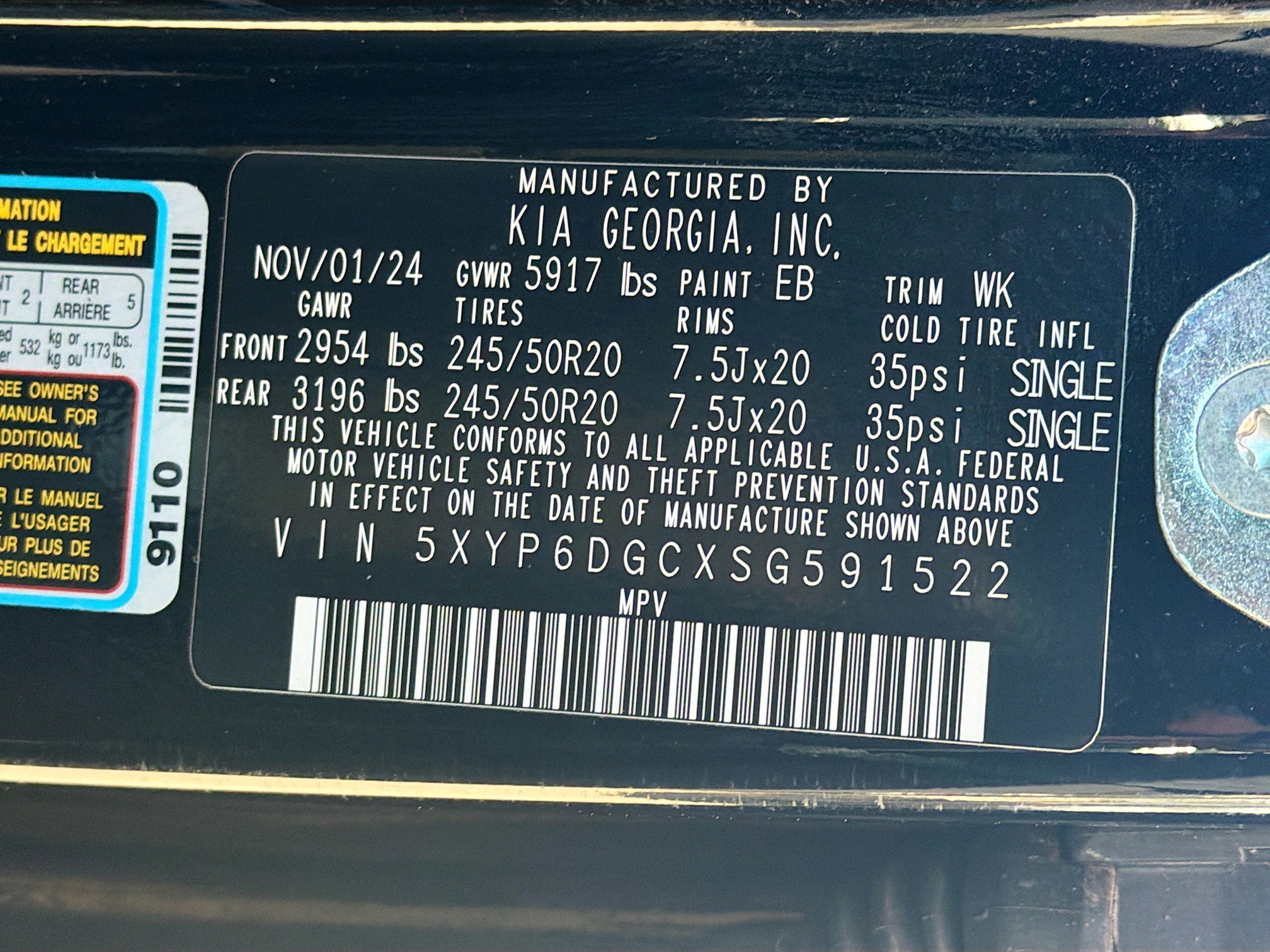 Used 2025 Kia Telluride S AWD/4WD image 12
