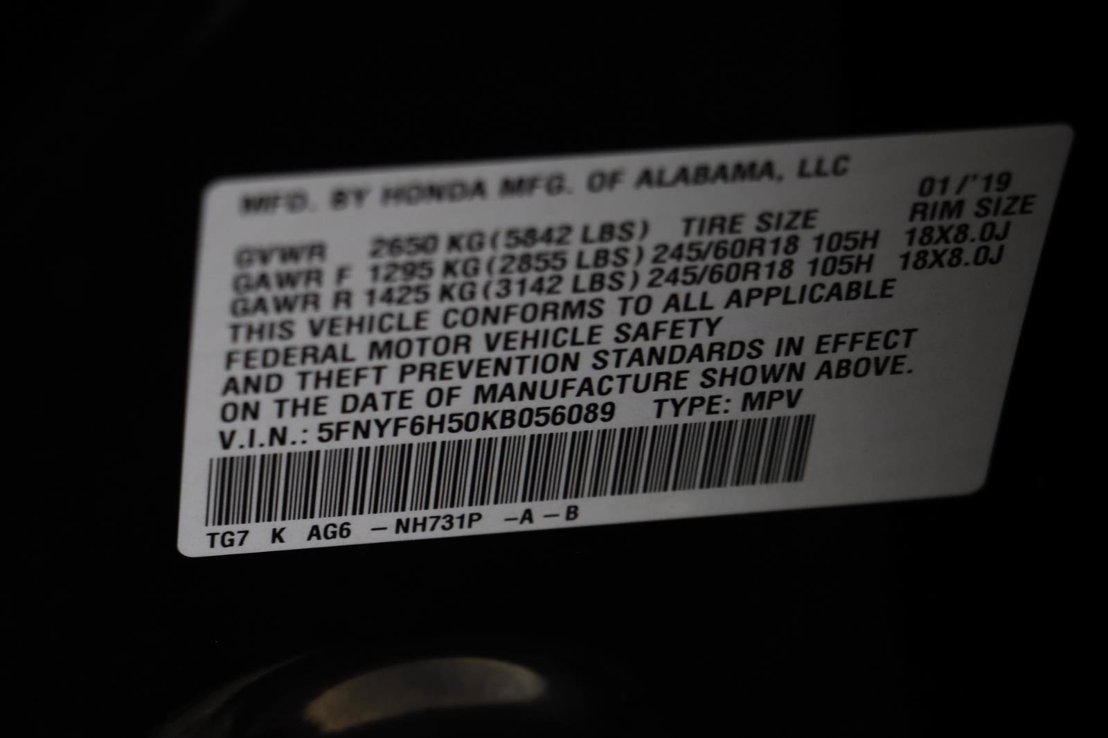 Used 2019 Honda Pilot EX-L image 24