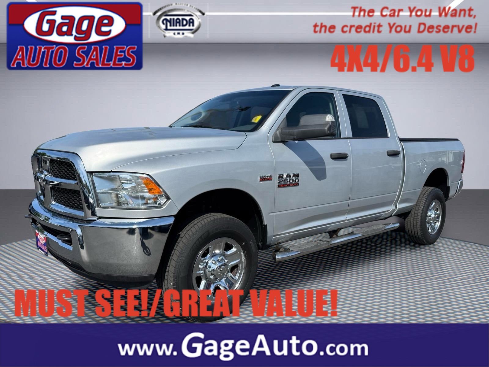 Used 2018 RAM 2500 Tradesman w/ Chrome Appearance Group