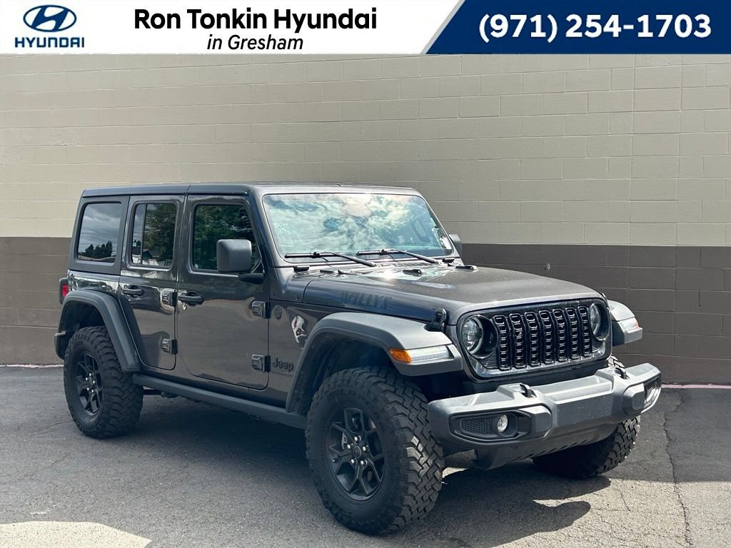 Used 2018 Jeep Wrangler Unlimited Rubicon w/ LED Lighting Group AWD/4WD image 1