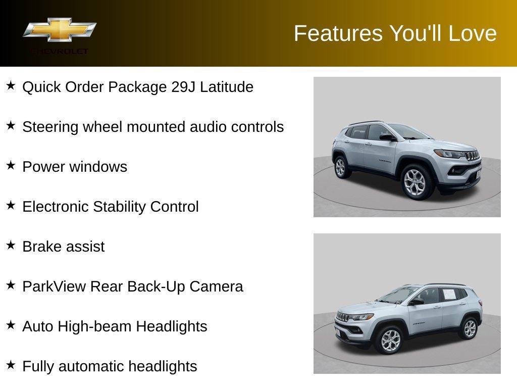 Used 2024 Jeep Compass Latitude AWD/4WD image 7