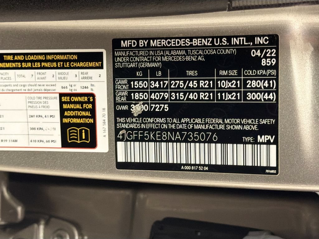 Certified 2022 Mercedes-Benz GLS 450 4MATIC image 36