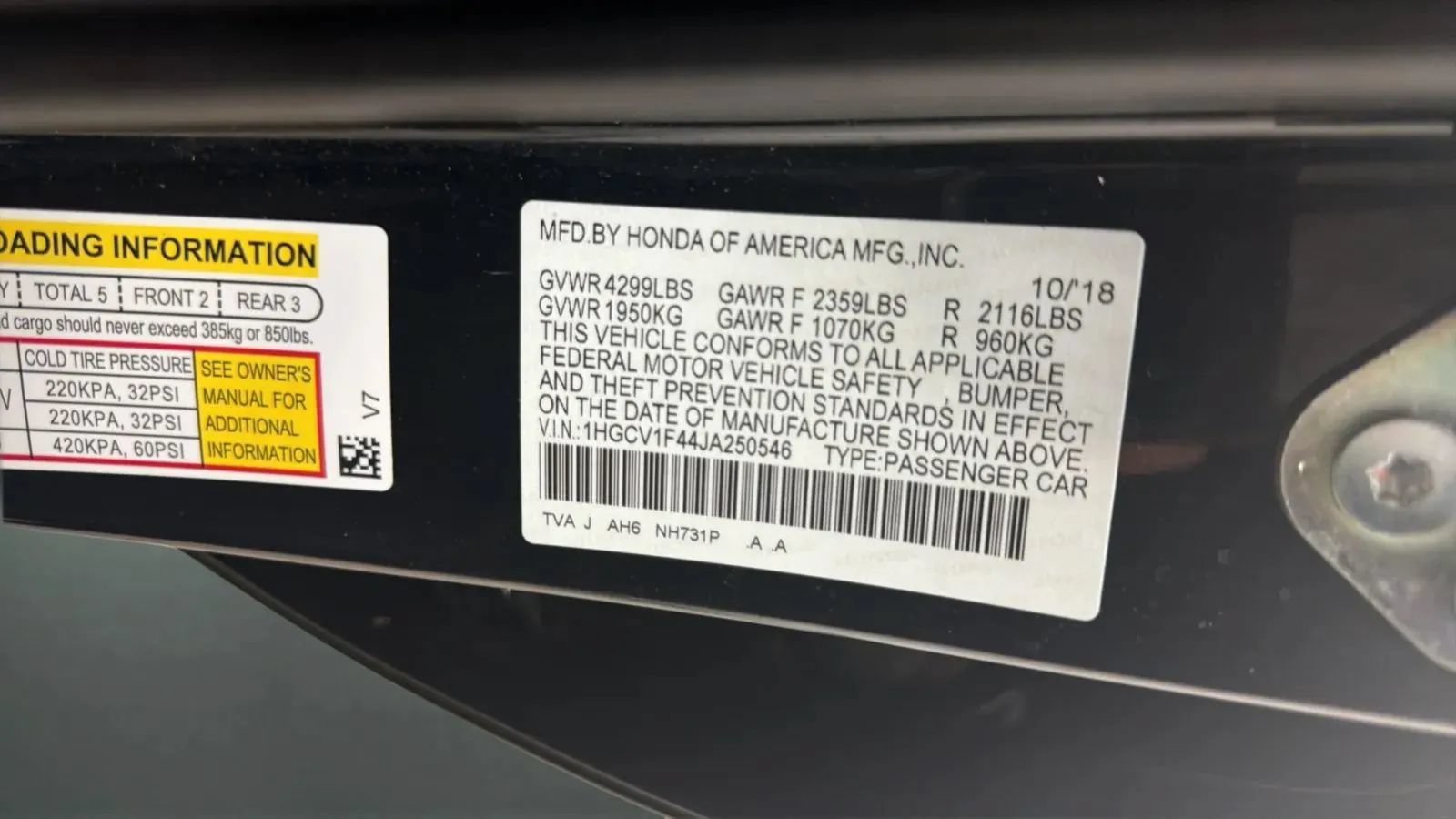 Used 2018 Honda Accord EX image 24