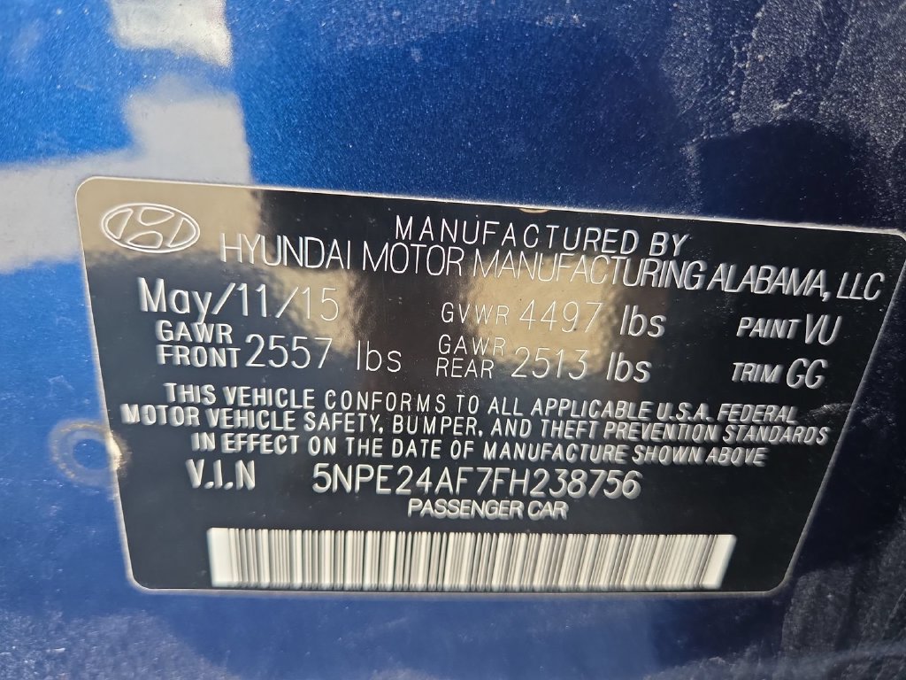 Used 2015 Hyundai Sonata SE FWD image 23