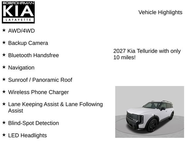New 2027 Kia Telluride X-Line SX Prestige w/ Towing Package AWD/4WD image 7