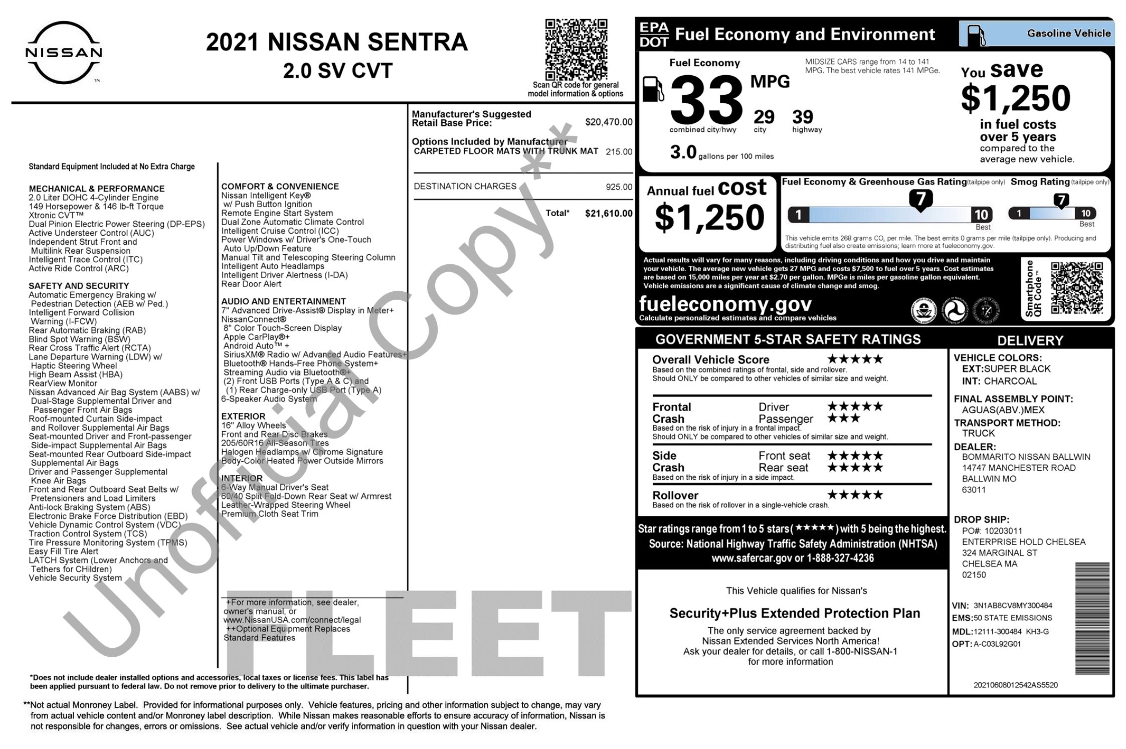 Used 2021 Nissan Sentra SV image 7