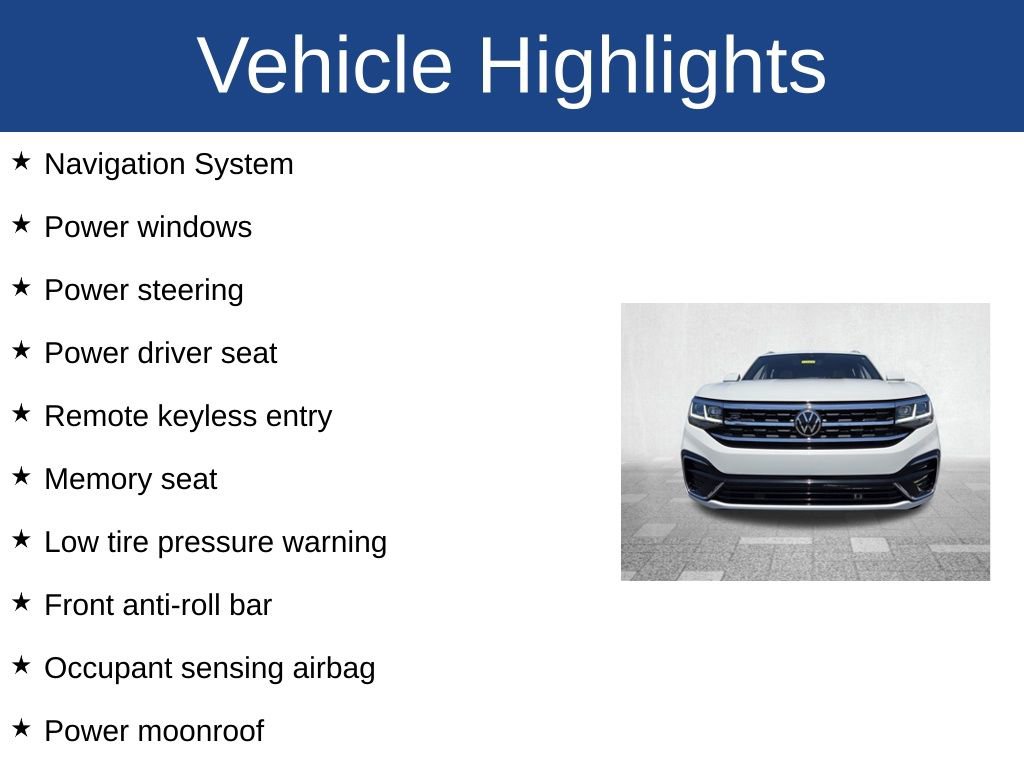 Used 2020 Volkswagen Atlas Cross Sport SEL R-Line AWD/4WD image 3