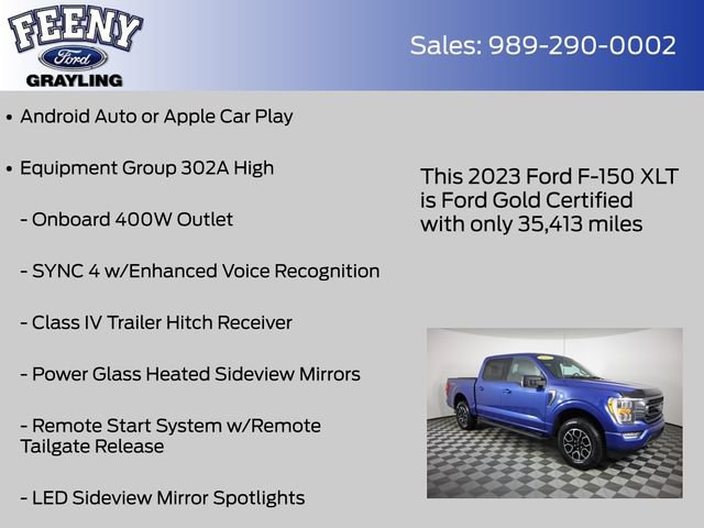 Used 2023 Ford F150 XLT w/ Equipment Group 302A High AWD/4WD image 9