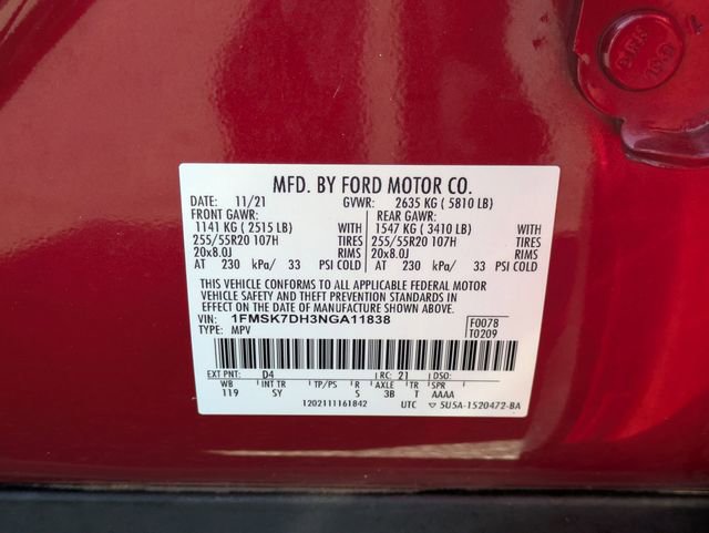 Used 2022 Ford Explorer XLT w/ Equipment Group 202A image 47
