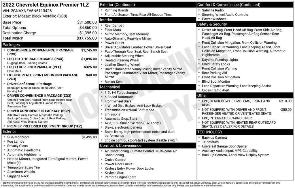 Used 2022 Chevrolet Equinox Premier image 41