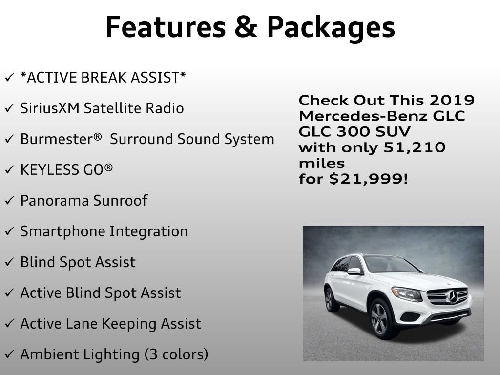 Used 2019 Mercedes-Benz GLC 300 4MATIC image 8