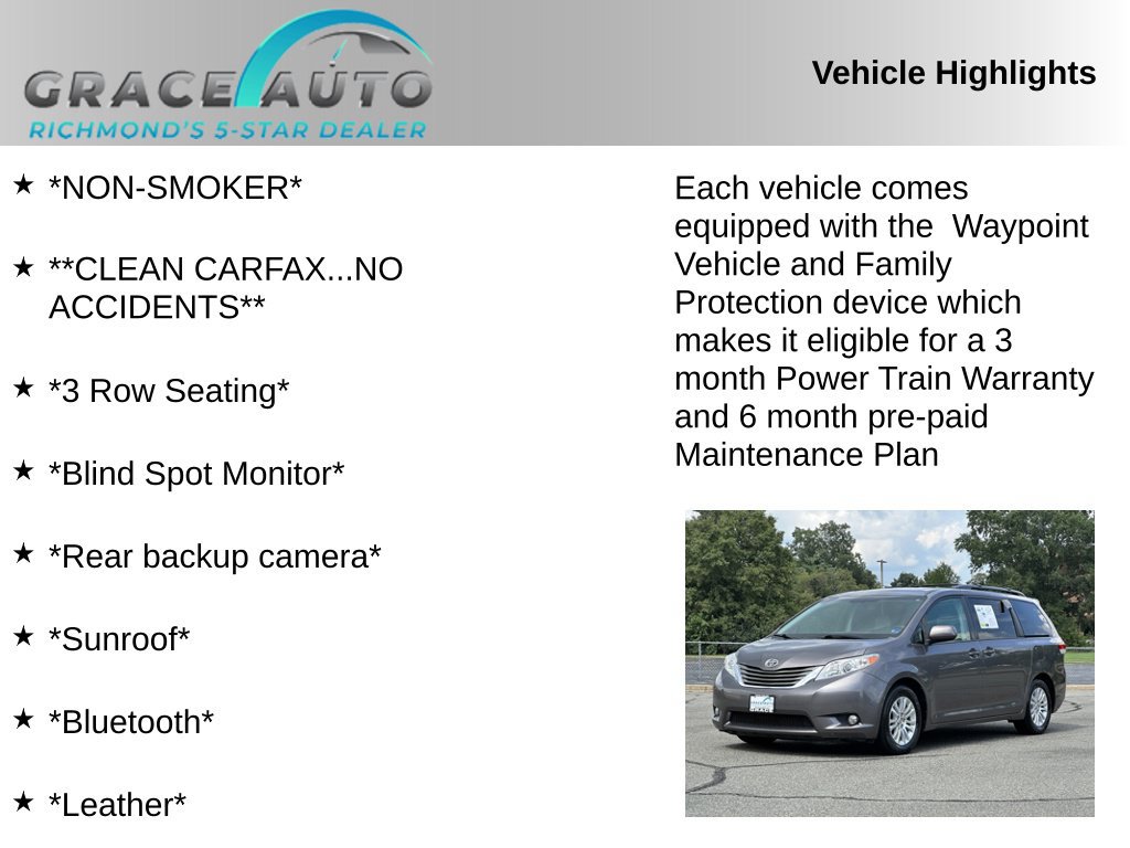 Used 2014 Toyota Sienna XLE FWD image 2