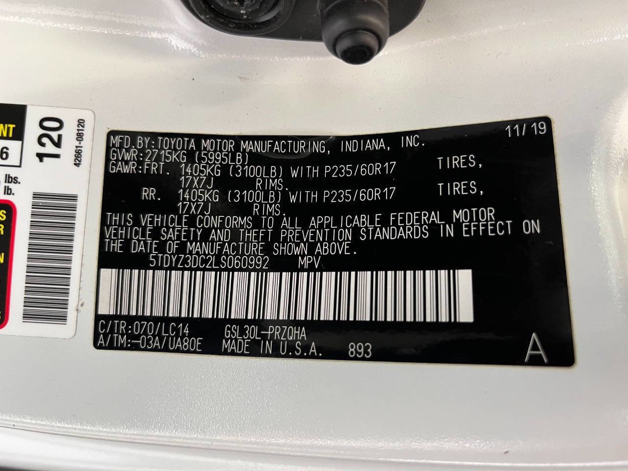 Used 2020 Toyota Sienna XLE image 16