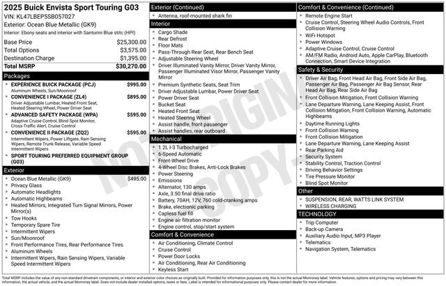 Used 2025 Buick Envista Sport Touring w/ Experience Buick Package image 6