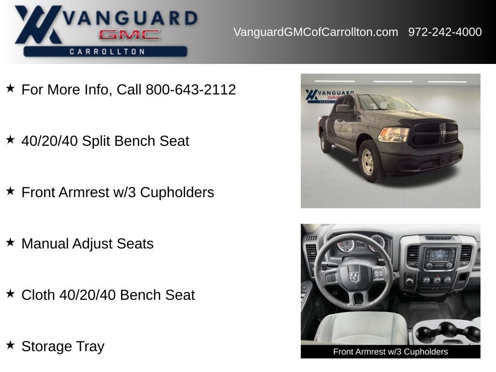 Used 2018 RAM 1500 Tradesman w/ Popular Equipment Group RWD image 12