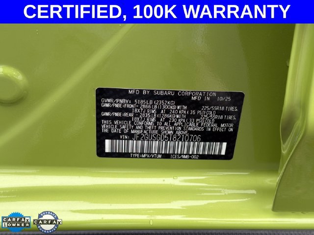 Used 2026 Subaru Crosstrek 2.5i Sport w/ Crosstrek Mirror Package AWD/4WD image 30