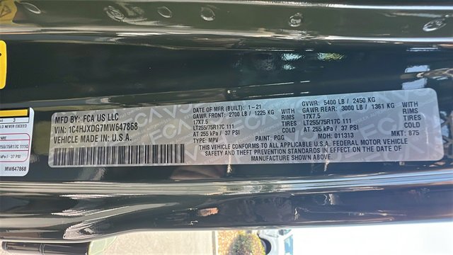 Used 2021 Jeep Wrangler Unlimited Sport image 33