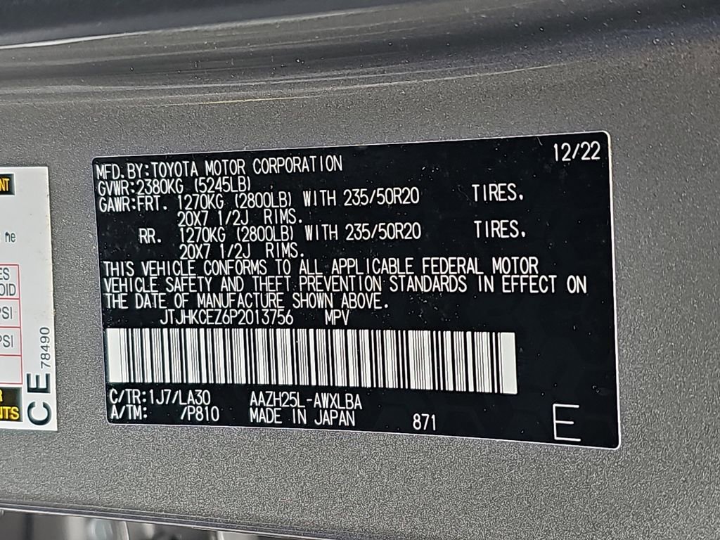 Certified 2023 Lexus NX 350h AWD w/ Vision Package image 39