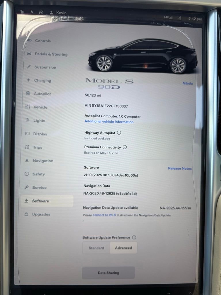 Used 2016 Tesla Model S 90D AWD/4WD image 14